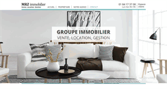 Desktop Screenshot of mrz-immobilier.com