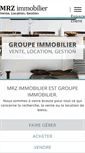 Mobile Screenshot of mrz-immobilier.com